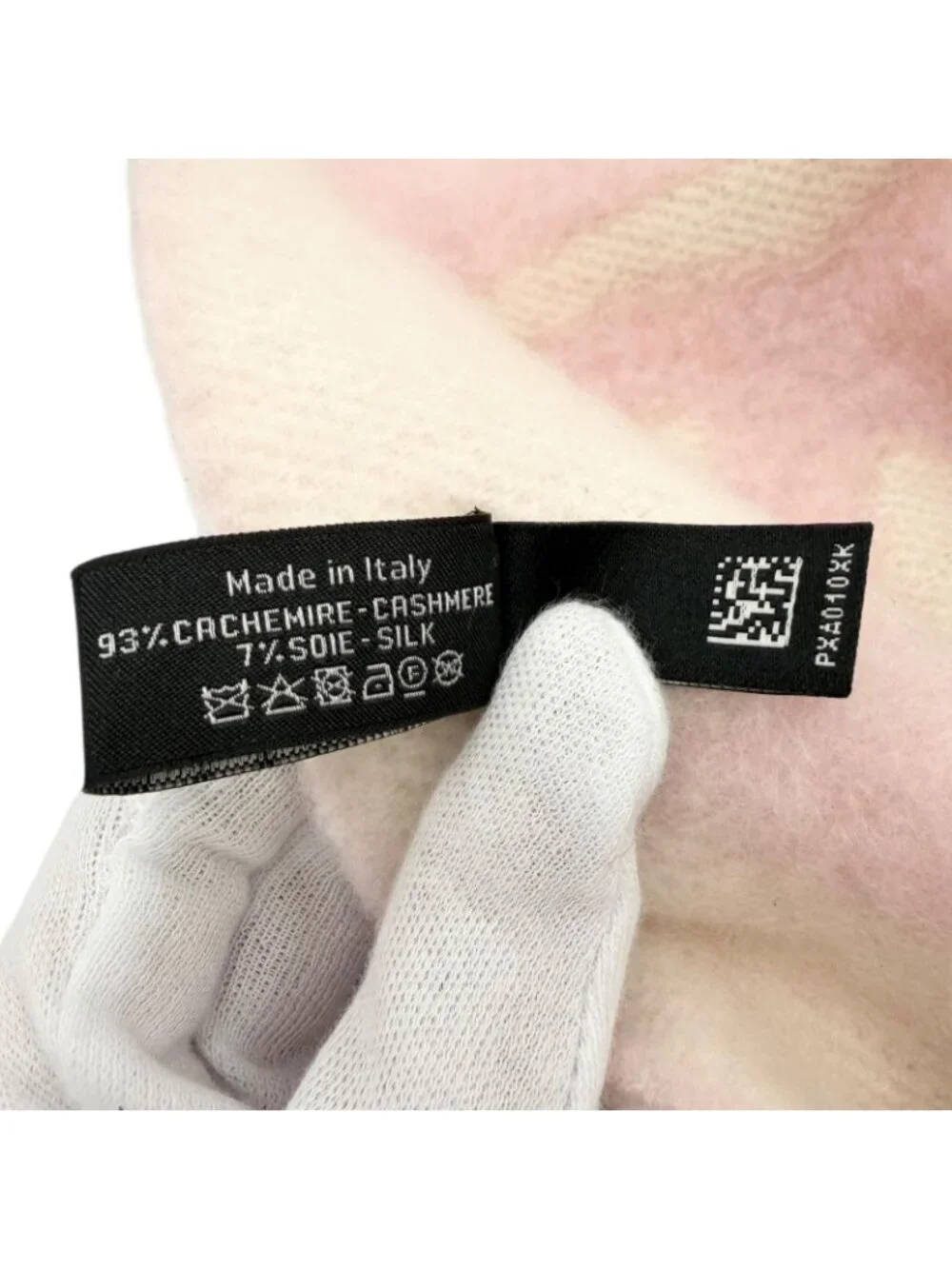 Chanel Cashmere Silk CC Logo Scarf